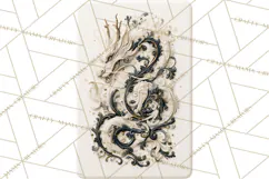 Halloween Mahjong Clipart, Spooky Mahjong Tiles PNG, Gothic Product Image 4