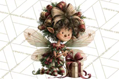 Christmas Fairy Clipart PNG, Whimsical Christmas Fairies Product Image 4