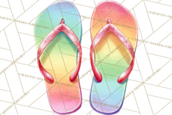 Summer Pool Party Clipart PNG, Rainbow Summer Png Designs Product Image 3