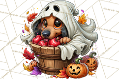 Cute Ghost Dogs And Cats Halloween PNG Clipart Product Image 5