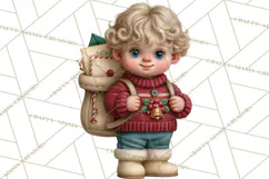 Christmas Mailroom Clipart, North Pole Santa Mail PNG Product Image 5