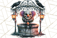 Gothic Halloween Carnival Clipart Haunted Circus PNG Product Image 5