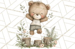 Pacific Northwest Teddy Bear Woodland Clipart Product Image 4