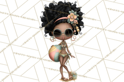Beach Diva Summer Girls PNG Beach Glam Clipart Product Image 5