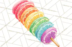 Summer Pool Party Clipart PNG, Rainbow Summer Png Designs Product Image 5