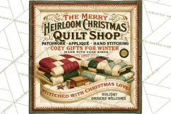 Vintage Christmas Signs PG, Rustic Farmhouse Holiday Sign Product Image 2