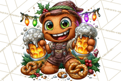 German Christmas Beer Fest Gingerbread PNG Clipart Product Image 2
