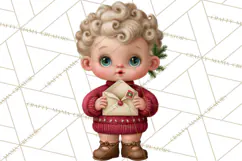 Christmas Mailroom Clipart, North Pole Santa Mail PNG Product Image 2