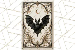 Halloween Mahjong Clipart, Spooky Mahjong Tiles PNG, Gothic Product Image 3