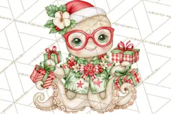 Christmas Characters PNG, Tropical Christmas Clipart Product Image 3