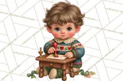 Christmas Mailroom Clipart, North Pole Santa Mail PNG Product Image 3