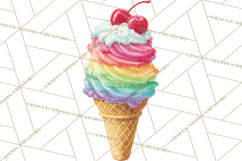 Summer Pool Party Clipart PNG, Rainbow Summer Png Designs Product Image 2