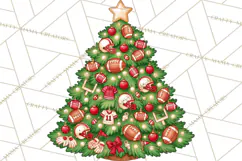 Sports & Occupations Christmas Trees Clipart Product Image 3