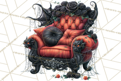 Gothic Halloween Carnival Clipart Haunted Circus PNG Product Image 3