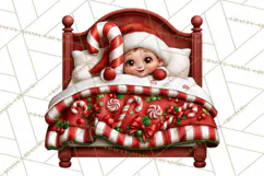 Christmas Bedtime Clipart PNG Product Image 4