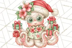 Christmas Characters PNG, Tropical Christmas Clipart Product Image 4