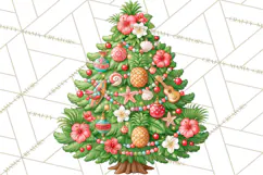 Christmas Tree World Travel Clipart PNG Product Image 4