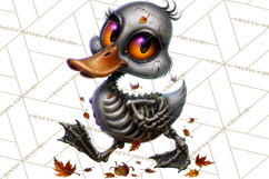 Animal Skeleton Halloween PNG Clipart Set Product Image 4
