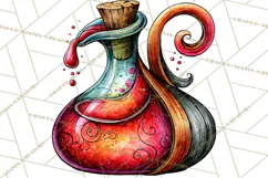 Christmas Wine Night Clipart PNG, Alcohol Christmas Png Product Image 4