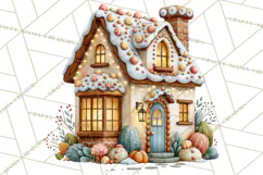 Scandinavian Christmas Market Clipart PNG Illustrations Product Image 3