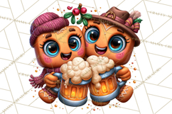 German Christmas Beer Fest Gingerbread PNG Clipart Product Image 3