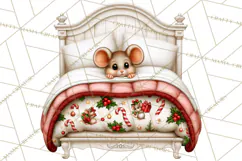 Christmas Bedtime Clipart PNG Product Image 3