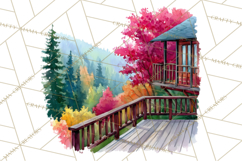 Watercolor Inspirational Landscapes, Sublimation Designs Product Image 2