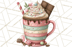 Coffee and Chocolate Clipart PNG Cafe Drinks Dessert Art Product Image 2