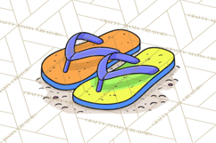 Summer Beach Toys Clipart PNG Graphics Product Image 4