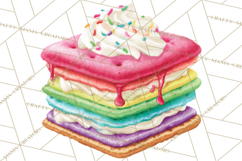 Summer Pool Party Clipart PNG, Rainbow Summer Png Designs Product Image 4