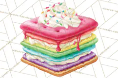 Summer Pool Party Clipart PNG, Rainbow Summer Png Designs Product Image 4