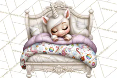 Christmas Bedtime Clipart PNG Product Image 5