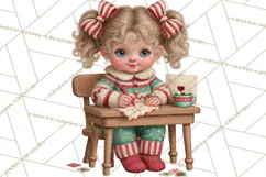 Christmas Mailroom Clipart, North Pole Santa Mail PNG Product Image 5