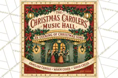 Vintage Christmas Signs PG, Rustic Farmhouse Holiday Sign Product Image 5