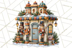 Scandinavian Christmas Market Clipart PNG Illustrations Product Image 2