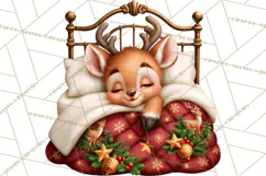 Christmas Bedtime Clipart PNG Product Image 2