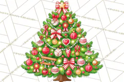 Sports & Occupations Christmas Trees Clipart Product Image 2