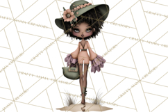 Beach Diva Summer Girls PNG Beach Glam Clipart Product Image 5
