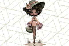 Beach Diva Summer Girls PNG Beach Glam Clipart Product Image 5