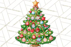 Sports & Occupations Christmas Trees Clipart Product Image 3
