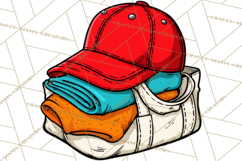 Baseball Mom Clipart PNG with Baseball Gear, Baseball Mama Product Image 2