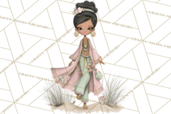 Beach Diva Summer Girls PNG Beach Glam Clipart Product Image 2