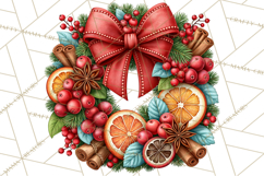 Christmas Cocktail Bar Clipart PNG Elements Product Image 3