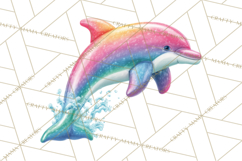 Summer Pool Party Clipart PNG, Rainbow Summer Png Designs Product Image 2