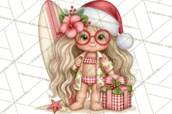 Christmas Characters PNG, Tropical Christmas Clipart Product Image 4