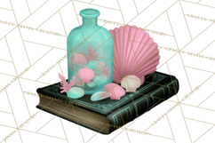 Beach Reading Clipart Coastal Book PNG Graphics Product Image 3