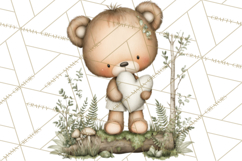 Pacific Northwest Teddy Bear Woodland Clipart Product Image 3