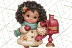 Christmas Mailroom Clipart, North Pole Santa Mail PNG Product Image 4