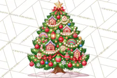 Christmas Tree World Travel Clipart PNG Product Image 5