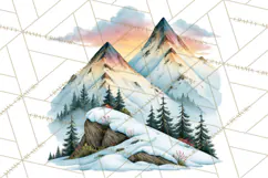 Scandinavian Christmas Market Clipart PNG Illustrations Product Image 5